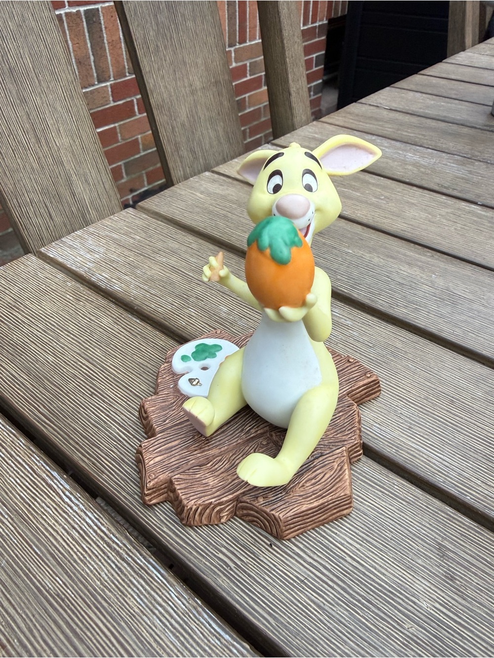 Disney Winnie the Pooh & Friends Rabbit Artist Figurine “Now It’s Perfect, Just